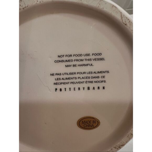 Pottery Barn Pharmacie Apotheke Bathroon Tissue Holder and Urn - Picture 4 of 5